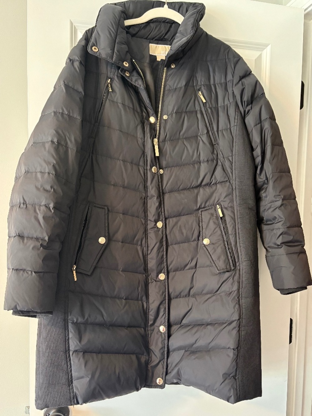 MICHAEL Michael Kors Black Long Puffer Winter Coat – Size XL